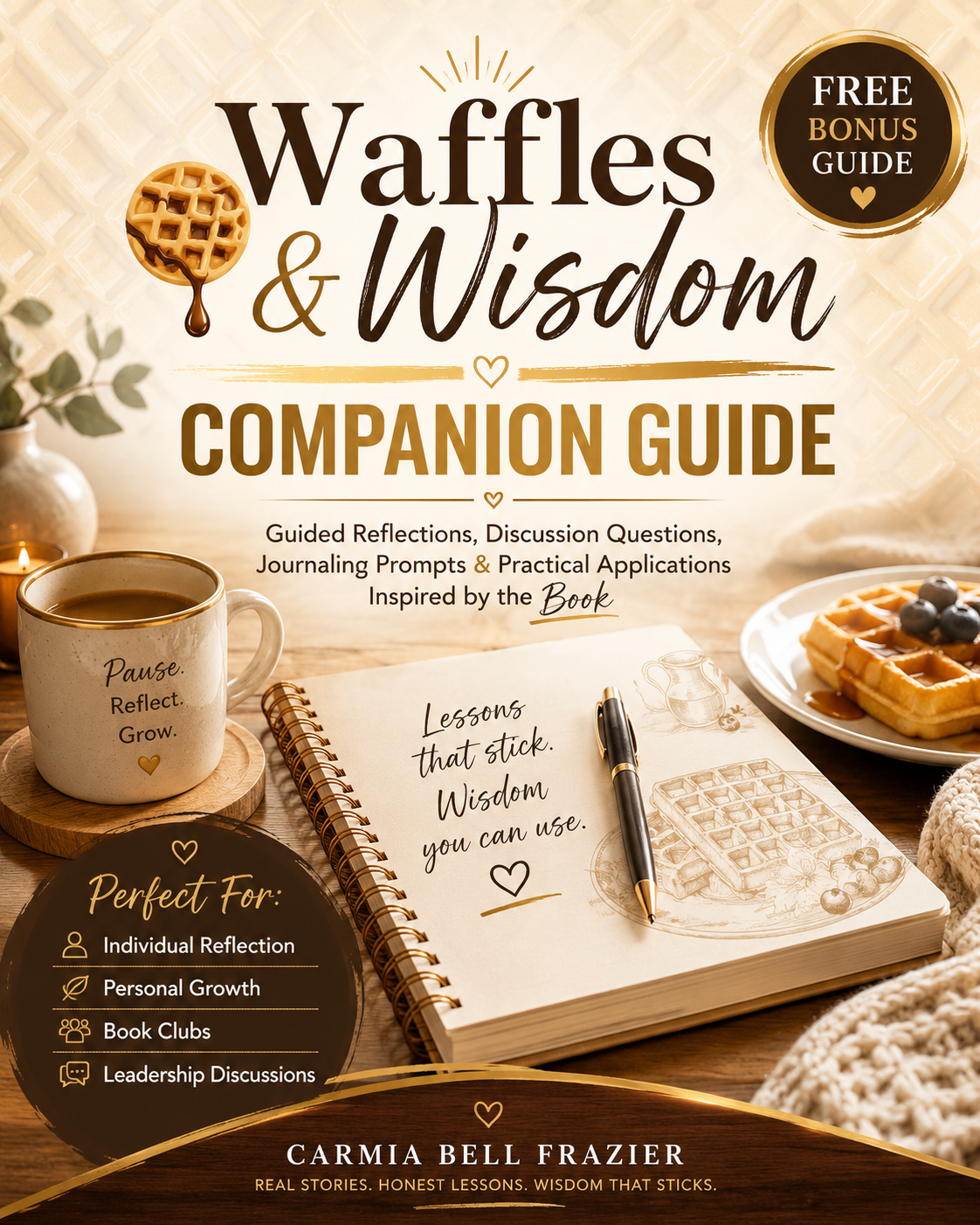 Waffles & Wisdom Companion Guide cover